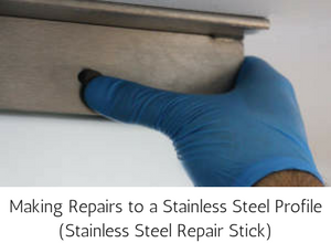 Epoxy Putty Repair Stick Stainless Steel - Making Repairs to a Stainless Steel Profile